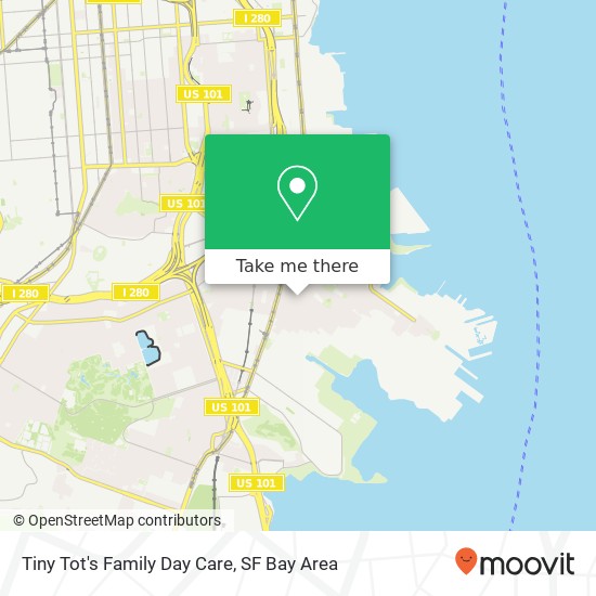 Tiny Tot's Family Day Care map