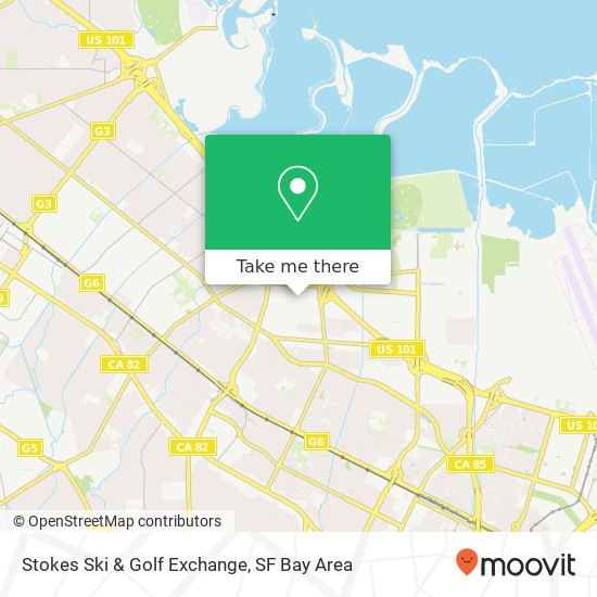 Stokes Ski & Golf Exchange map