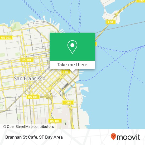 Brannan St Cafe map