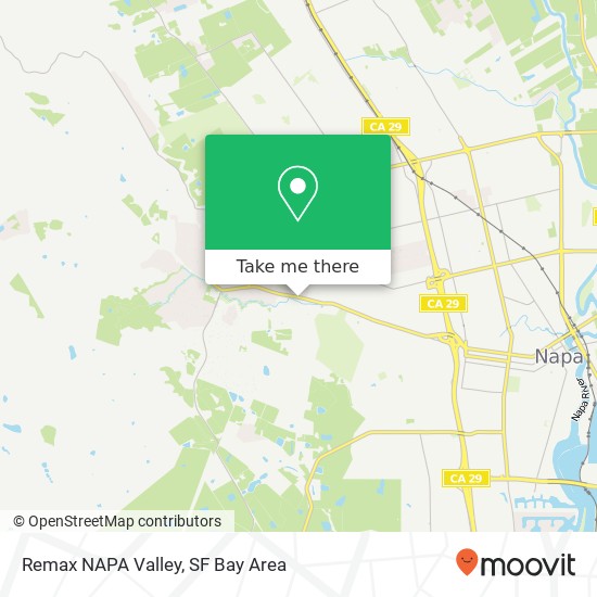 Remax NAPA Valley map