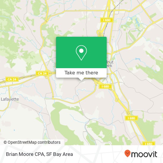 Brian Moore CPA map