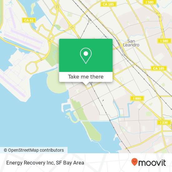 Energy Recovery Inc map
