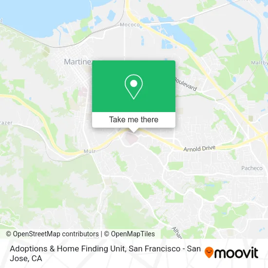 Mapa de Adoptions & Home Finding Unit