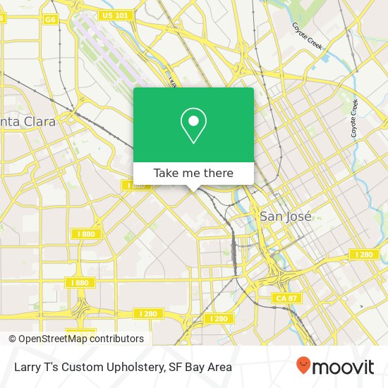 Larry T's Custom Upholstery map