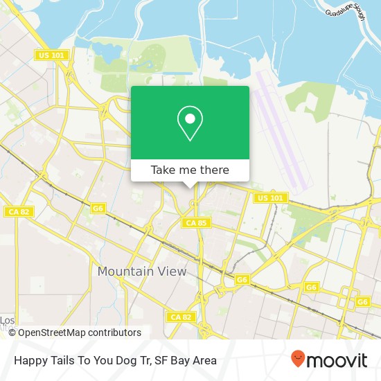 Happy Tails To You Dog Tr map