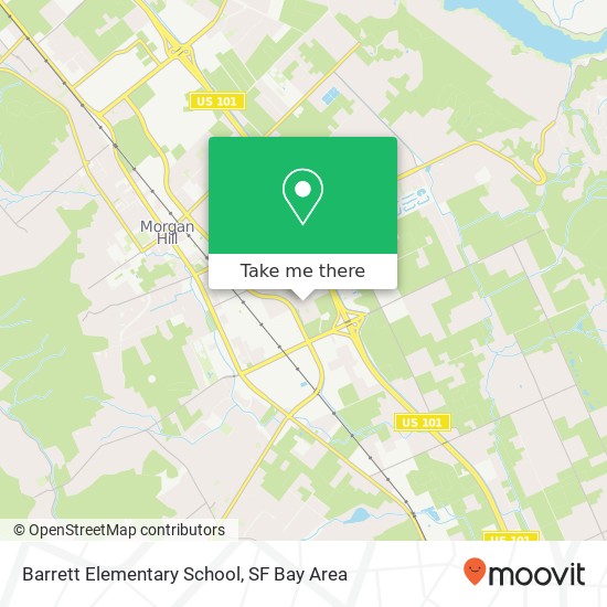 Mapa de Barrett Elementary School