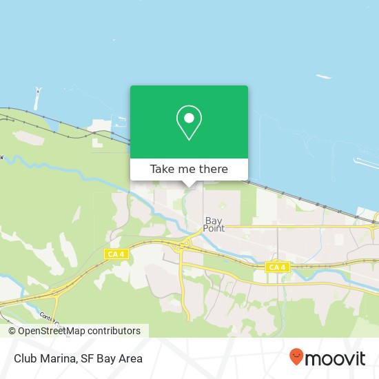 Club Marina map