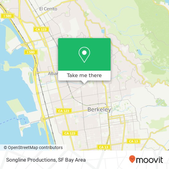 Songline Productions map