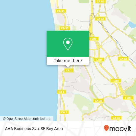 AAA Business Svc map