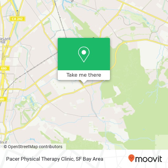 Pacer Physical Therapy Clinic map