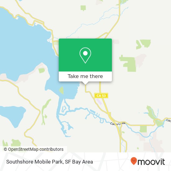 Southshore Mobile Park map