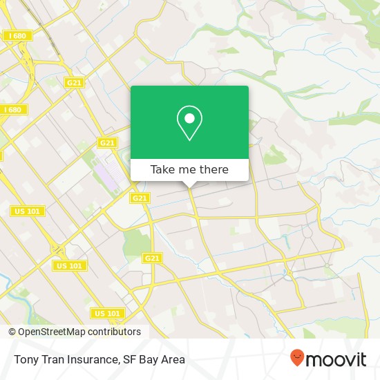 Tony Tran Insurance map