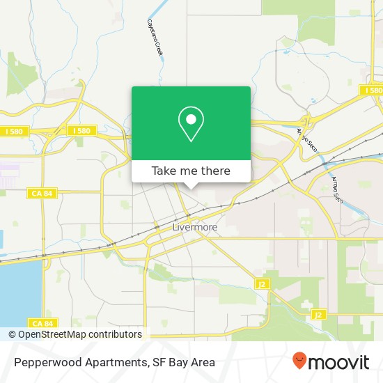Pepperwood Apartments map