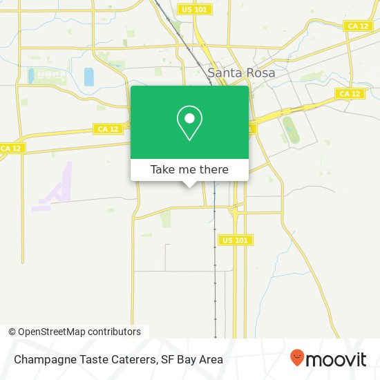 Champagne Taste Caterers map