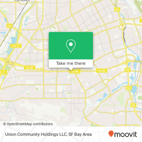 Mapa de Union Community Holdings LLC