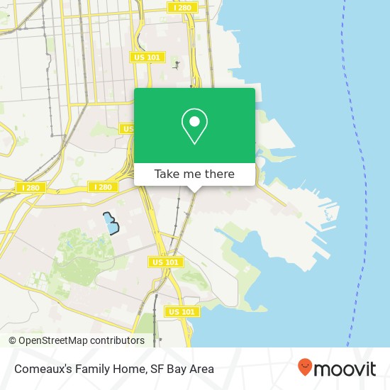 Comeaux's Family Home map