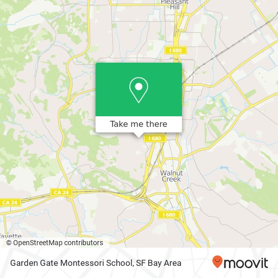 Mapa de Garden Gate Montessori School