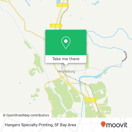 Mapa de Hangers Specialty Printing