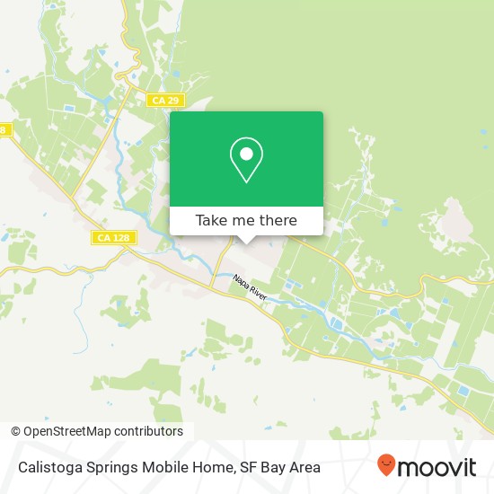 Calistoga Springs Mobile Home map