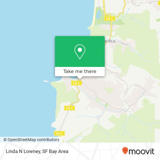 Linda N Lowney map