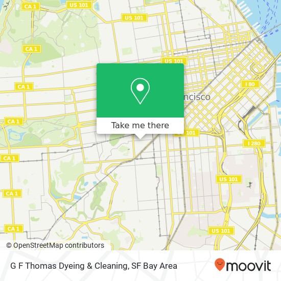 Mapa de G F Thomas Dyeing & Cleaning