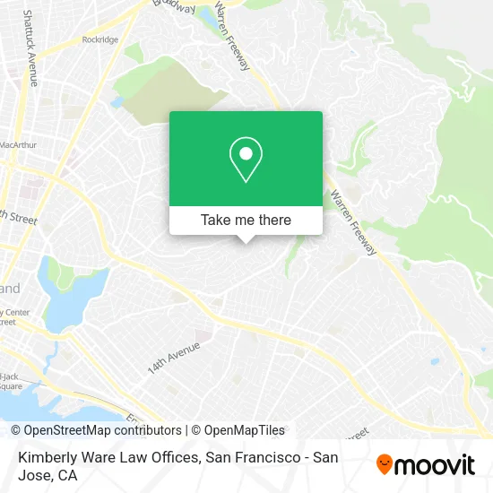 Kimberly Ware Law Offices map