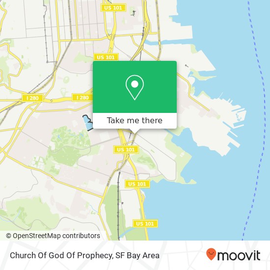 Church Of God Of Prophecy map