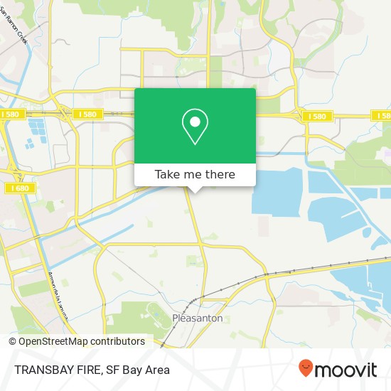 Mapa de TRANSBAY FIRE
