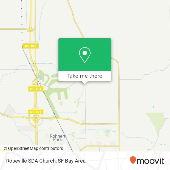 Mapa de Roseville SDA Church