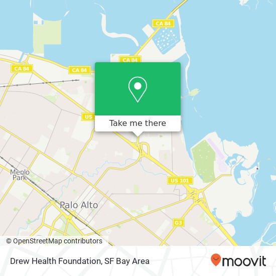 Mapa de Drew Health Foundation