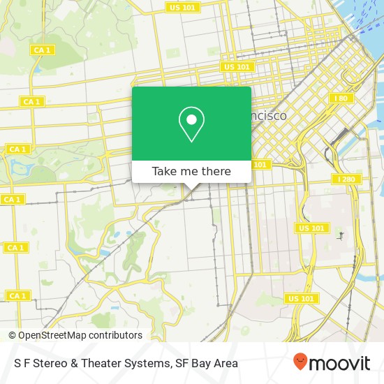 Mapa de S F Stereo & Theater Systems