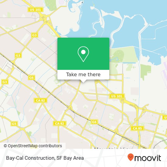 Bay-Cal Construction map