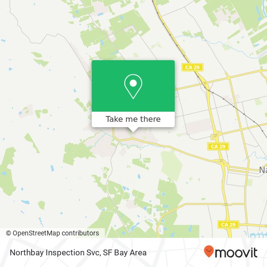 Mapa de Northbay Inspection Svc