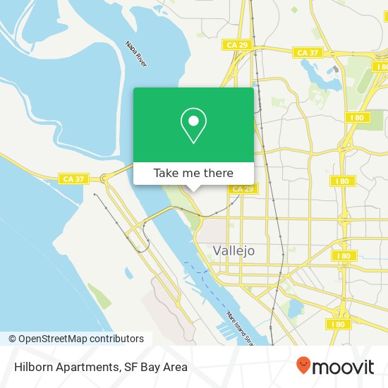 Hilborn Apartments map