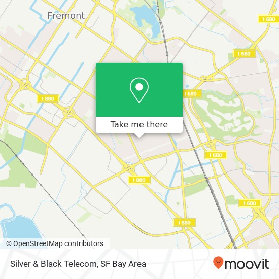 Mapa de Silver & Black Telecom
