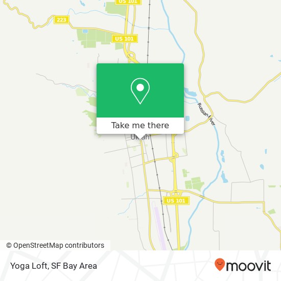 Yoga Loft map