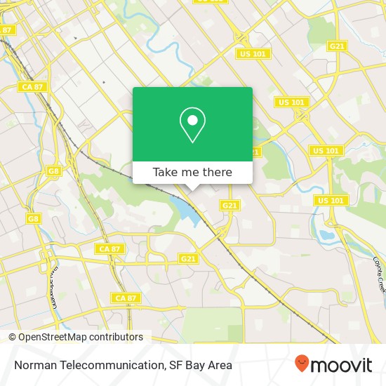 Mapa de Norman Telecommunication
