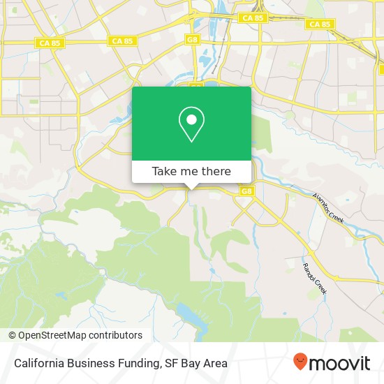 California Business Funding map