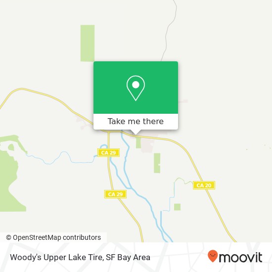 Mapa de Woody's Upper Lake Tire