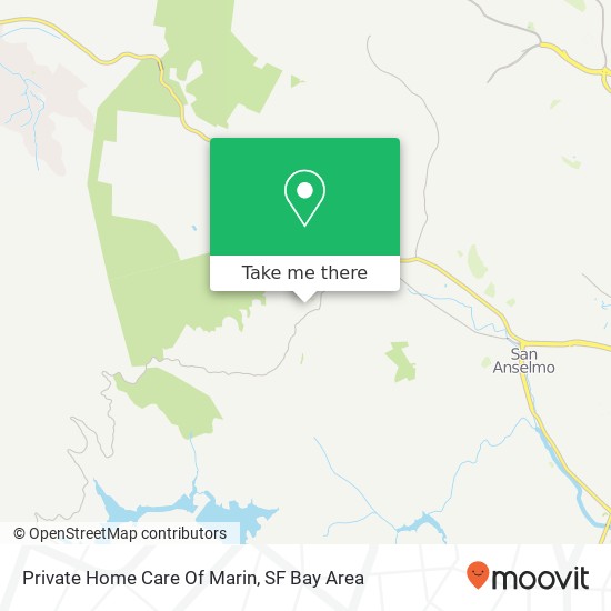 Private Home Care Of Marin map