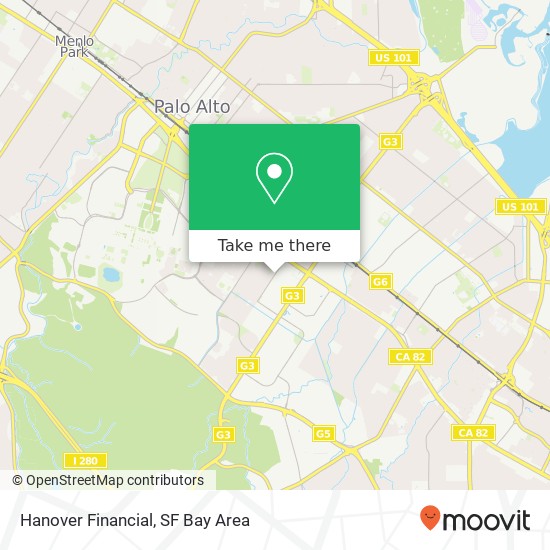 Hanover Financial map