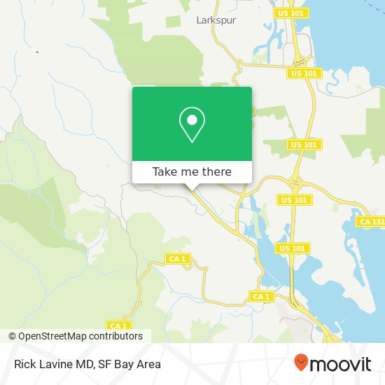 Rick Lavine MD map