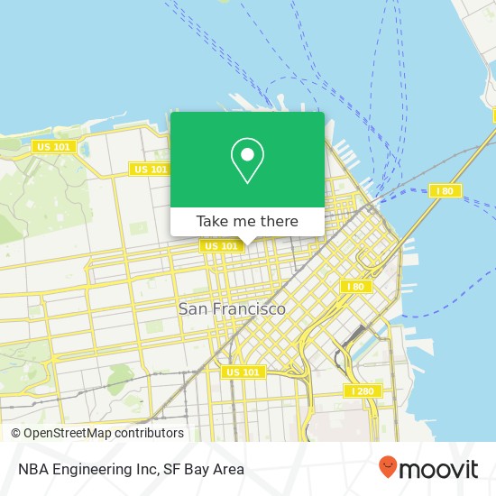 Mapa de NBA Engineering Inc