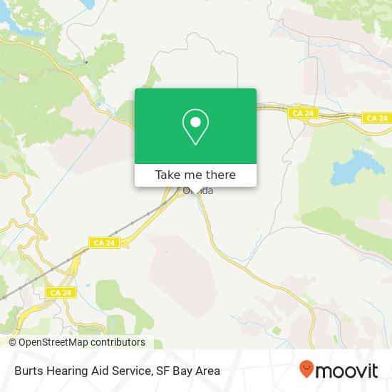 Mapa de Burts Hearing Aid Service