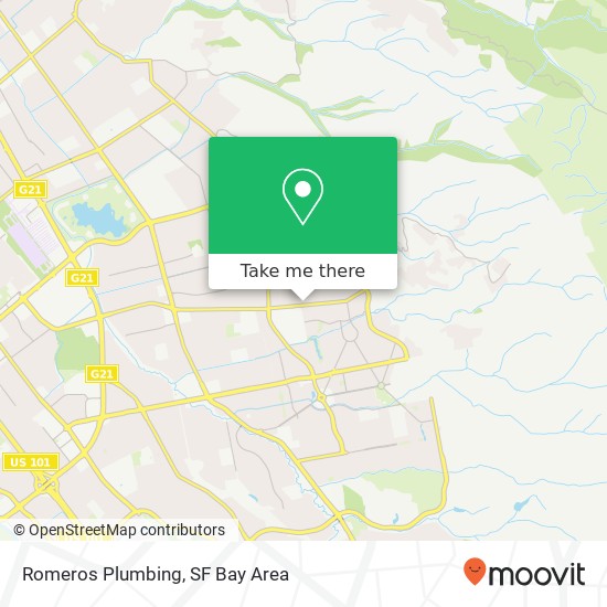 Mapa de Romeros Plumbing