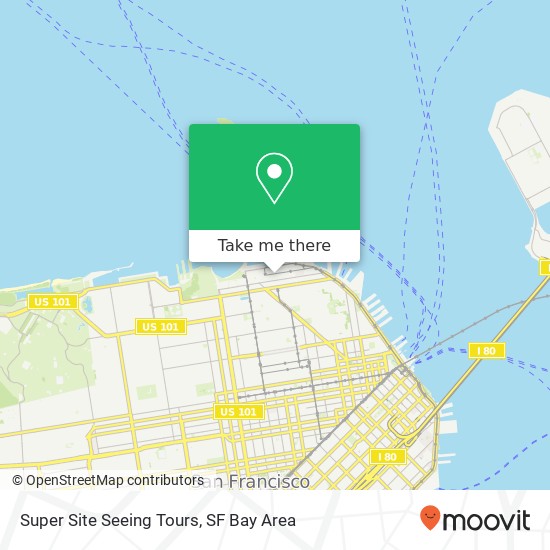 Super Site Seeing Tours map