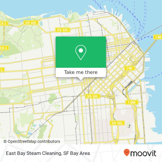 Mapa de East Bay Steam Cleaning