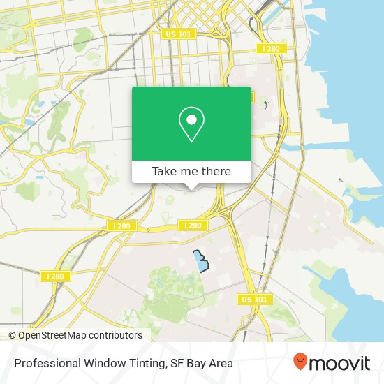 Mapa de Professional Window Tinting