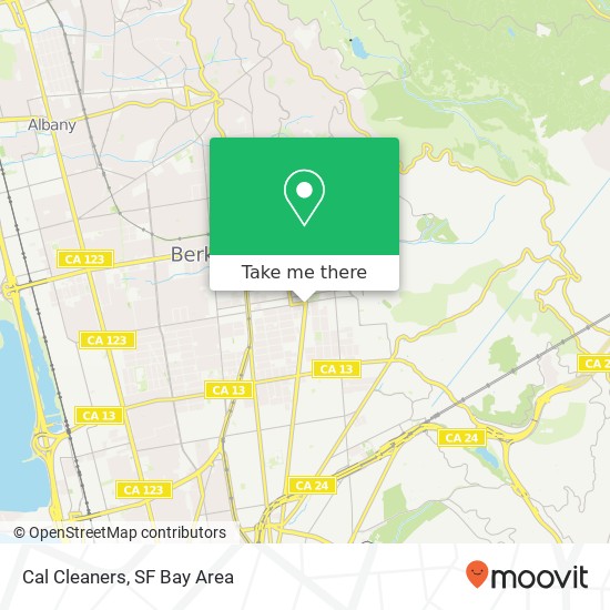 Cal Cleaners map