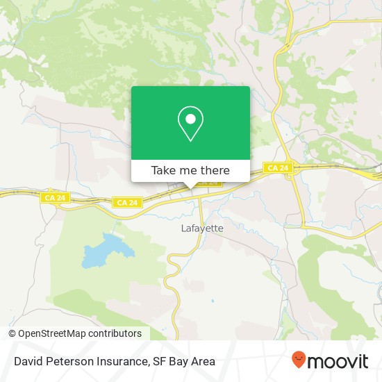 David Peterson Insurance map